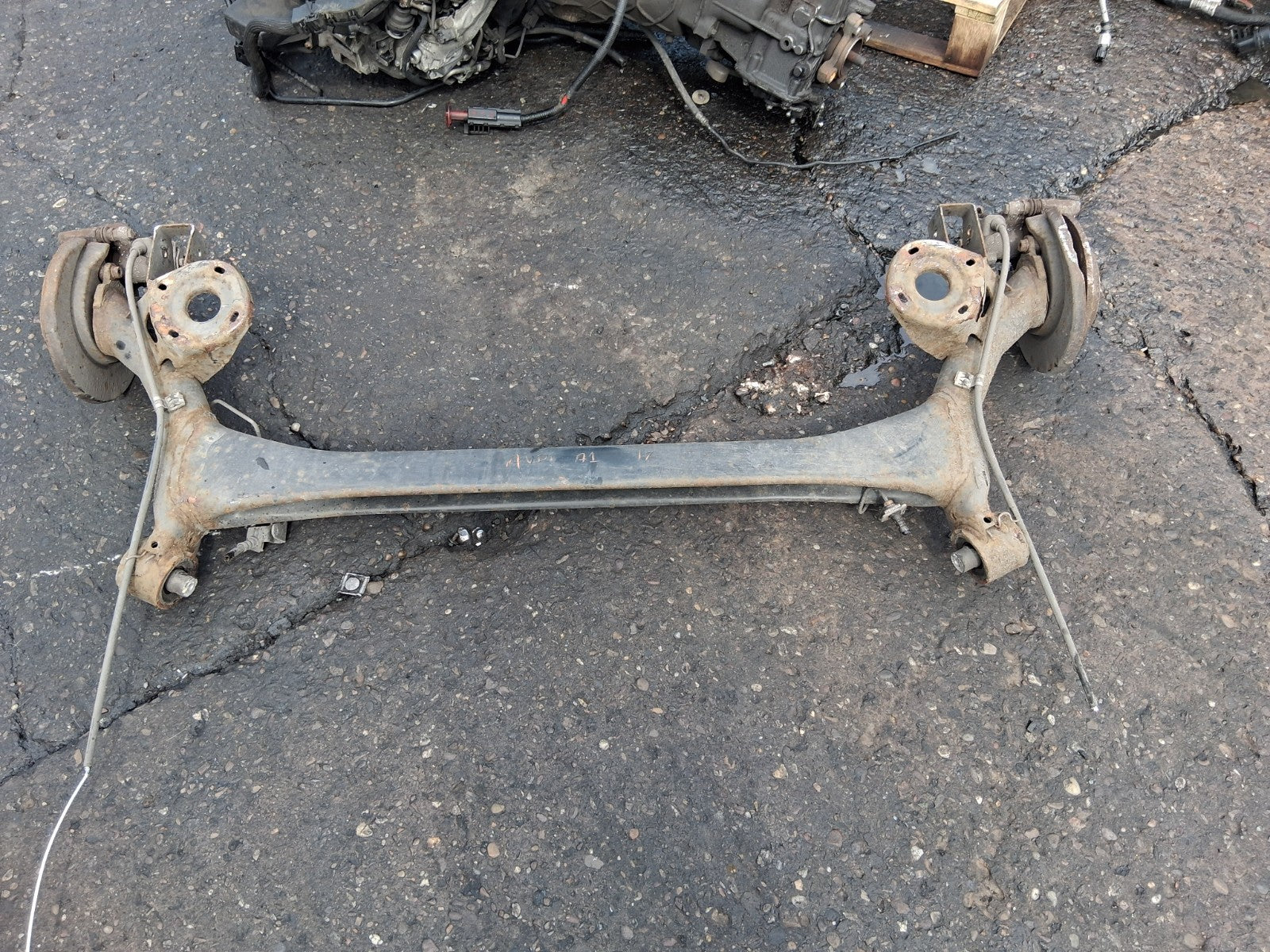 2017 AUDI A1 8X 3 DOOR REAR CALLIPER AXLE DISC TYPE