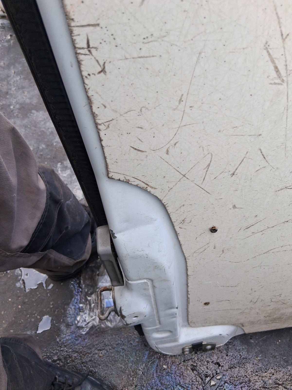 2016 MERCEDES SPRINTER W906 NSR PASSENGER SIDE REAR LEFT COMPLETE DOOR WHITE