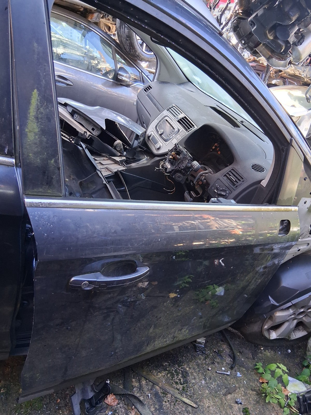 2009 FORD KUGA MK1 OSF DRIVER SIDE FRONT RIGHT COMPLETE DOOR SHELL SEA GREY H8