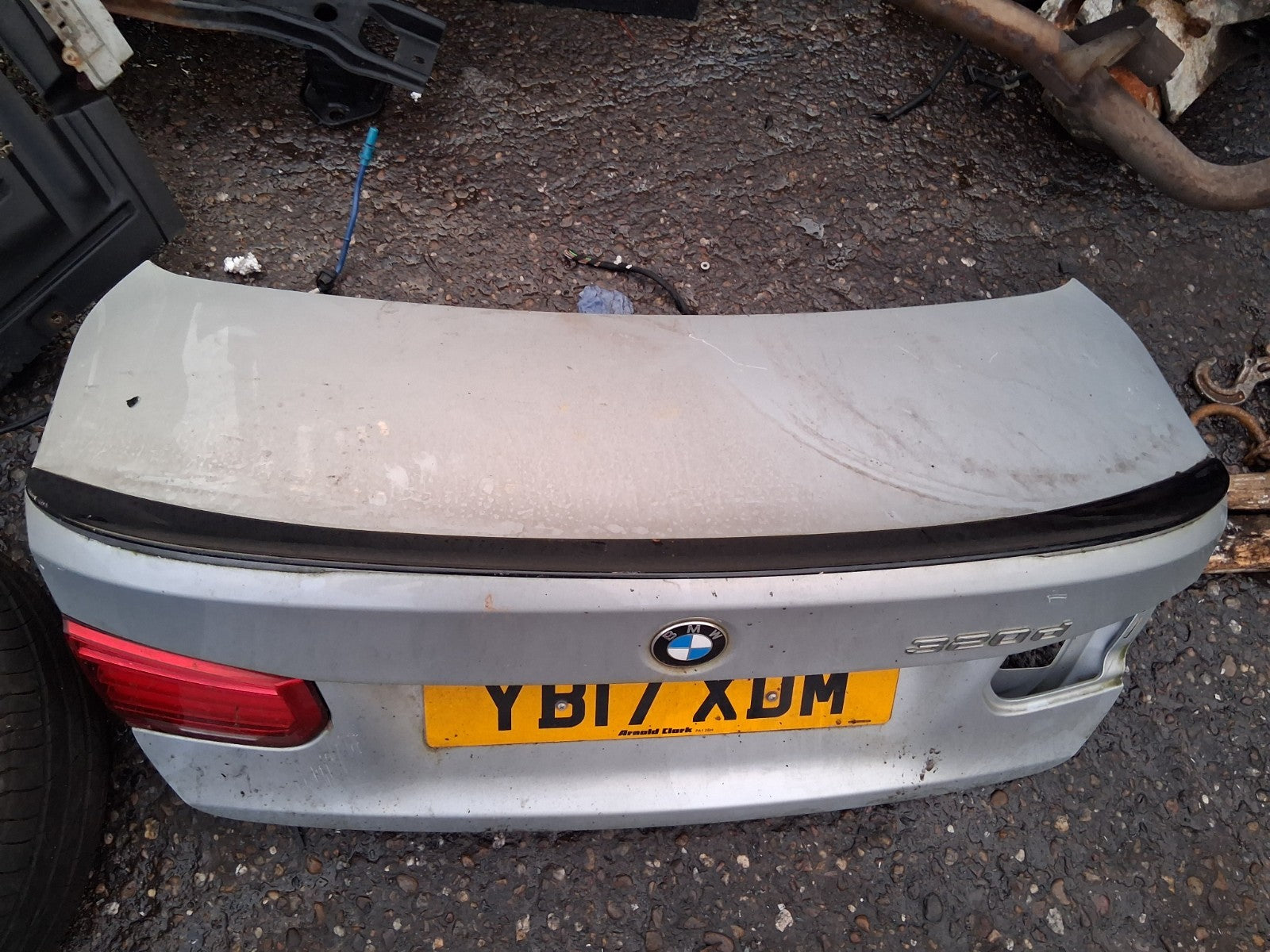 2017 BMW 3 SERIES F30 SALOON BARE TAILGATE BOOTLID SILVER