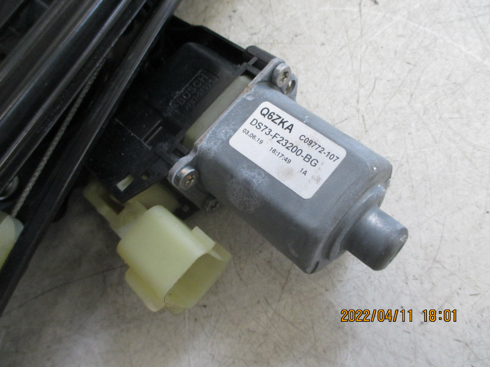 2019 FORD MONDEO MK5 OSF DRIVER SIDE FRONT WINDOW REGULATOR AND MOTOR