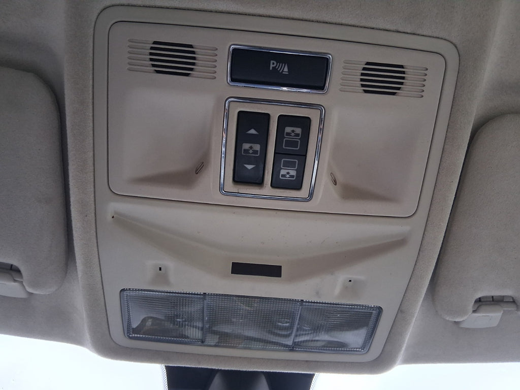 JAGUAR XJ X351 2012 FRONT INTERIOR ROOF READING LIGHT WITH ROOF CONTROL SWITCHES