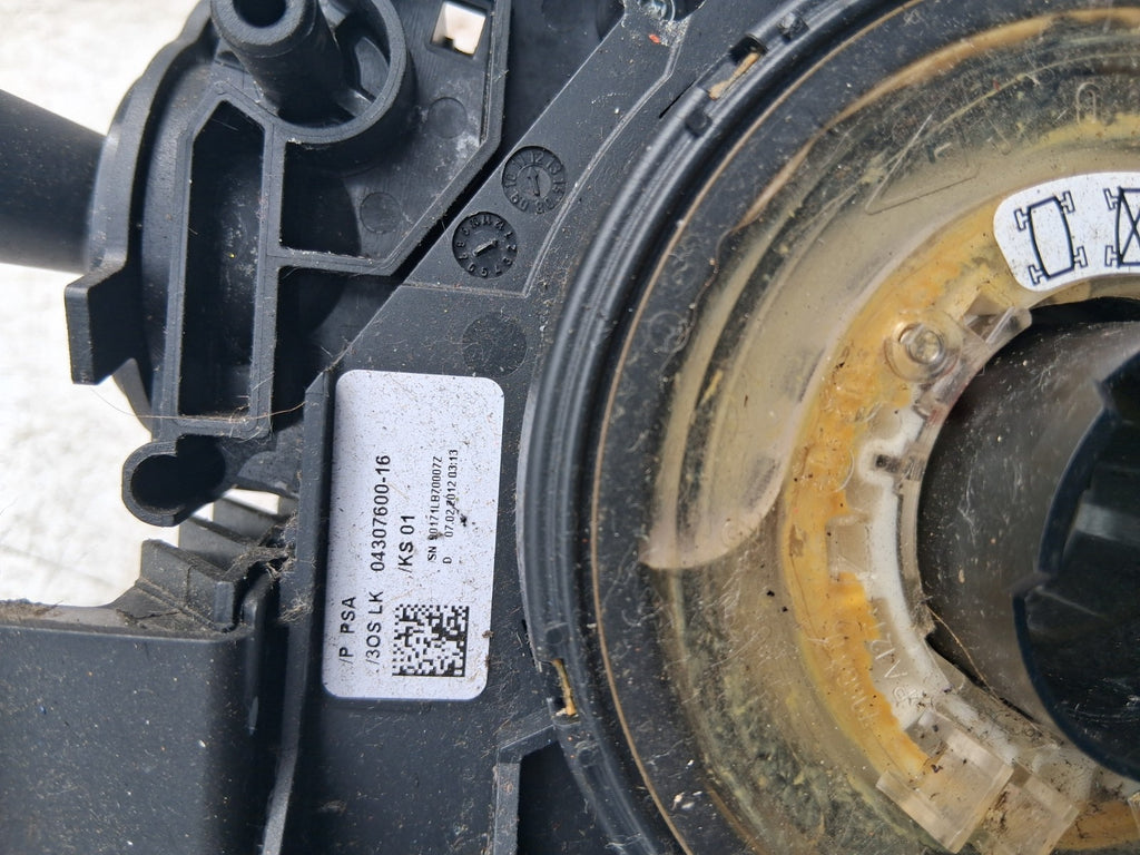 2012 PEUGEOT 3008 MK1 INDICATOR WIPER COMBINATION SWITCH STALK SQUIB 0430760016