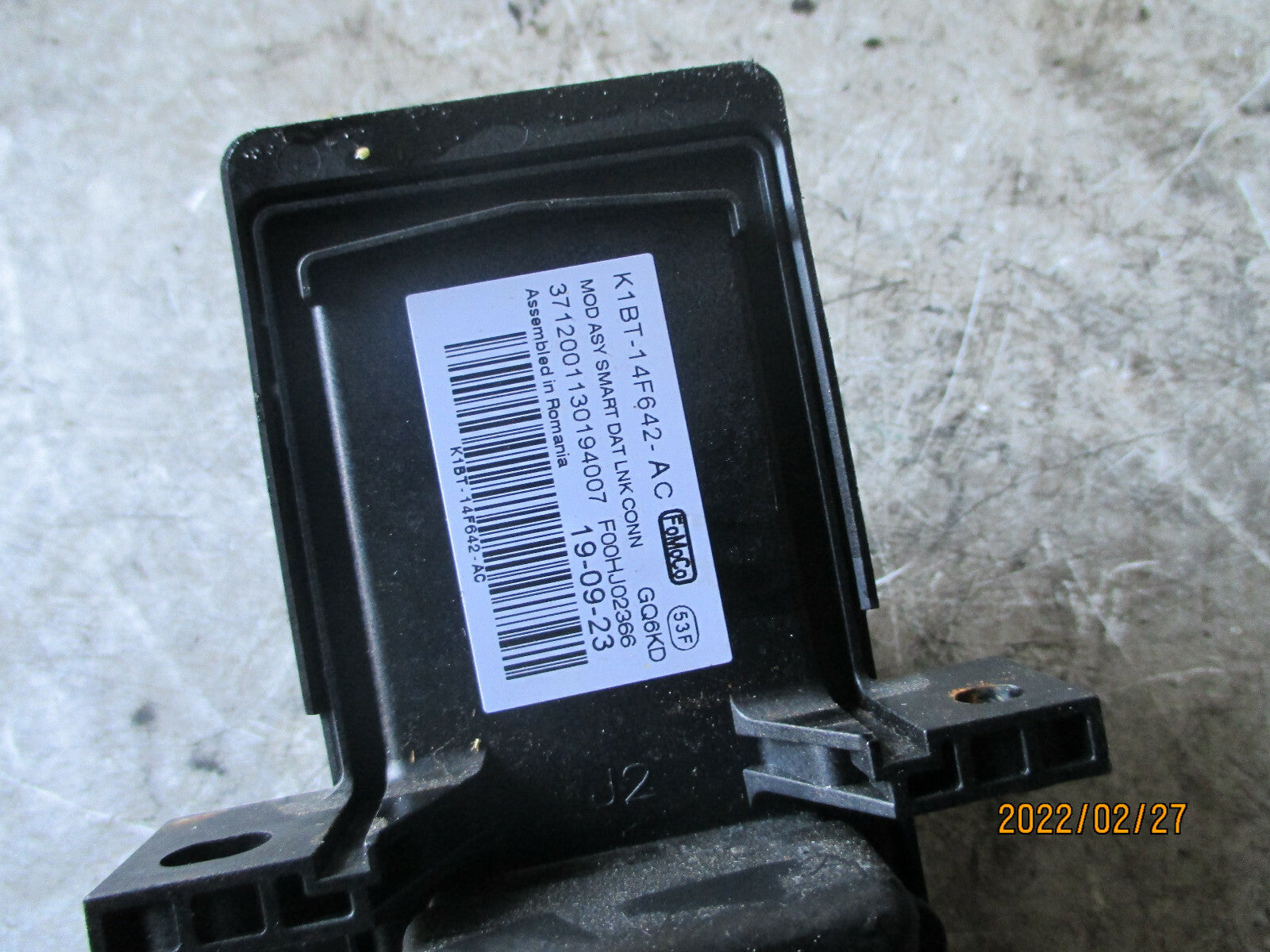 FORD FIESTA 2019 MK8 SMART LINK MODULE K1BT14F642AC