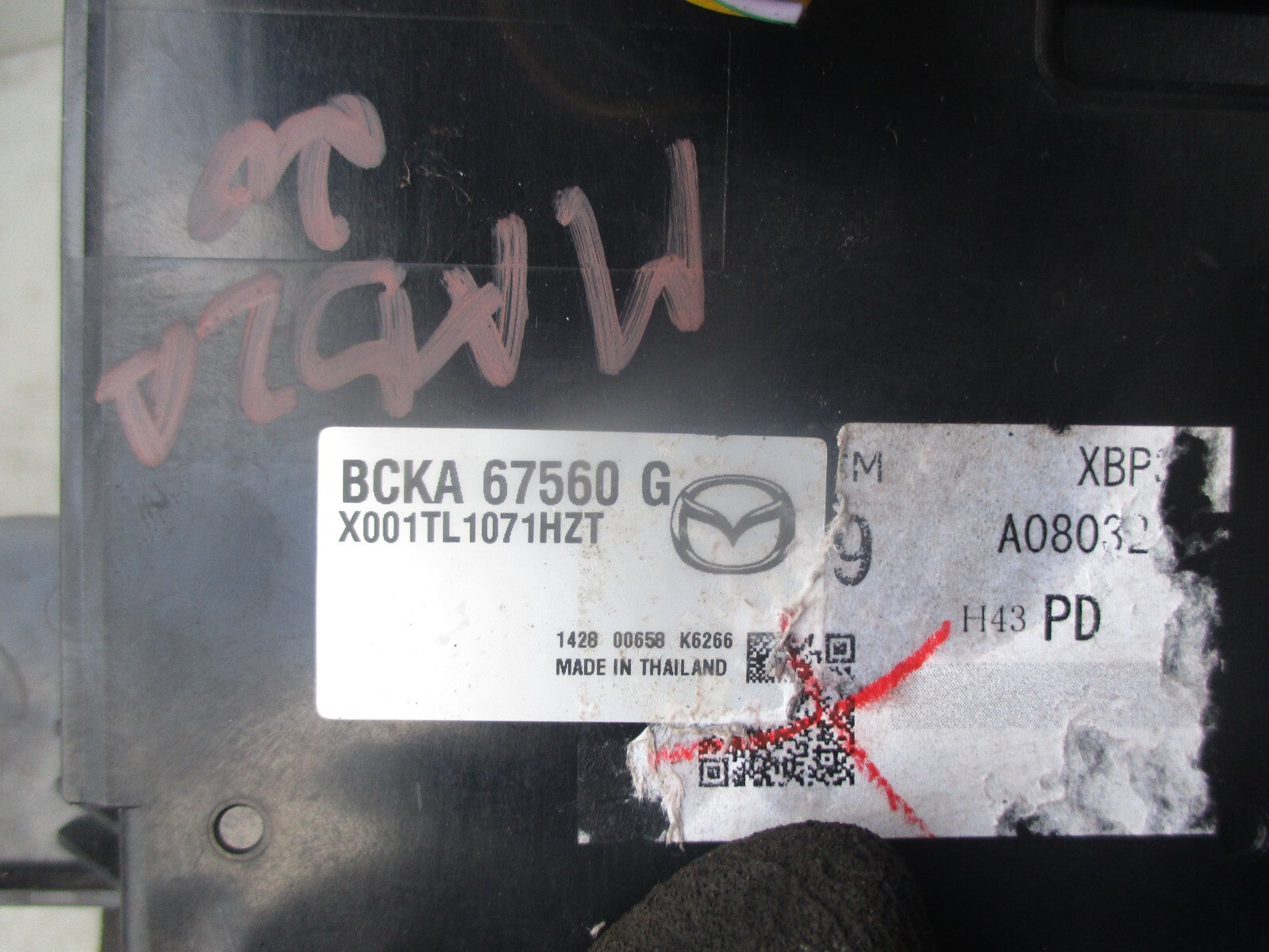 MAZDA 3 CX 30 2021 ELECTRONICS MODULE BCKA67560G