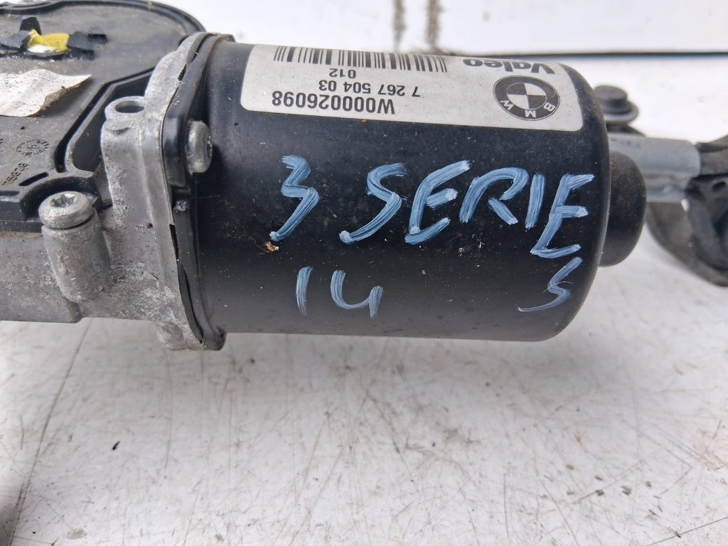 2014 BMW 3 SERIES F31 F30 FRONT WIPER MOTOR LINKAGES 7267504