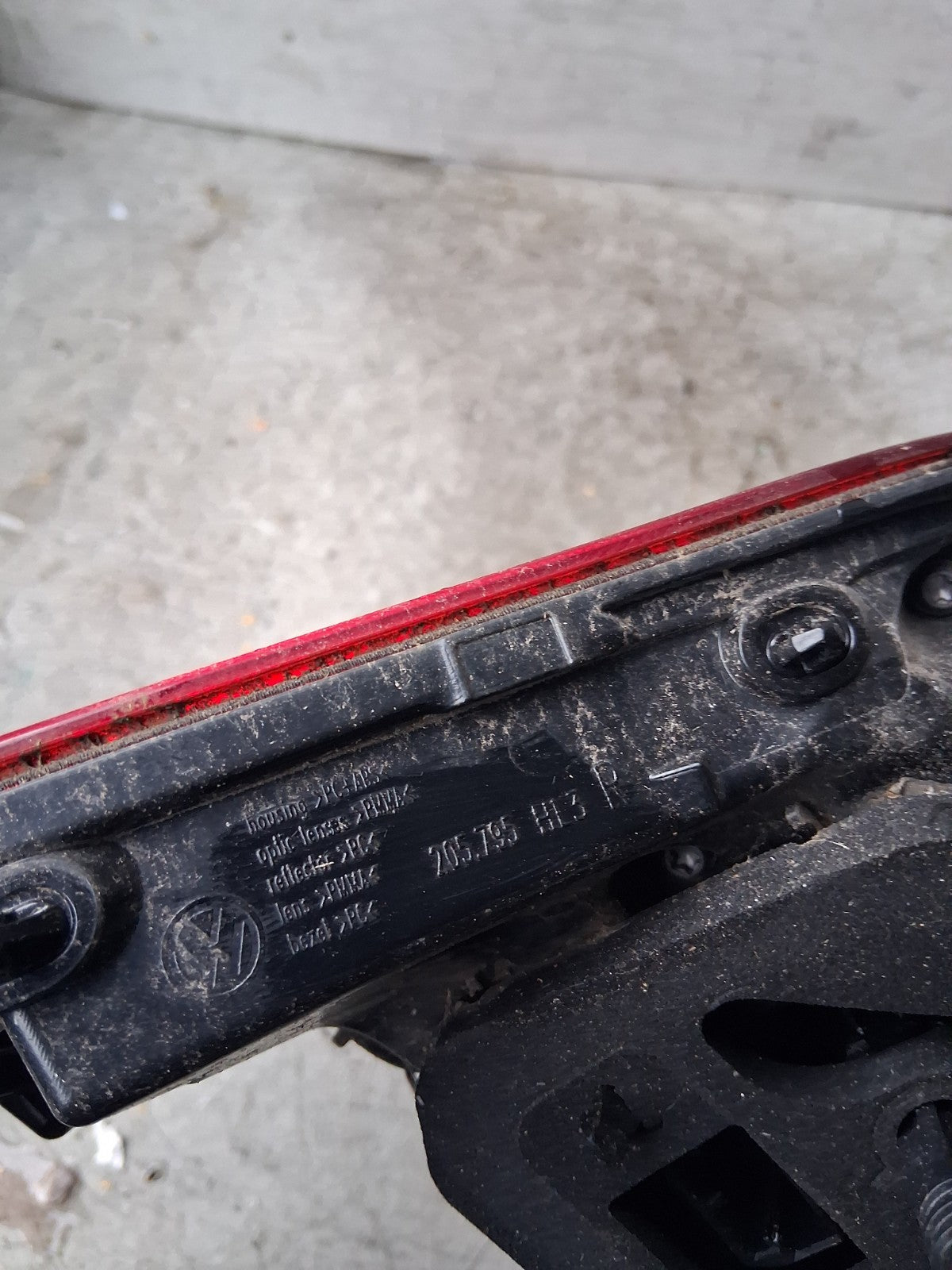 2023 VOLKSWAGEN TIGUAN OSR DRIVER SIDE REAR RIGHT INNER TAIL LIGHT 5NA945096D