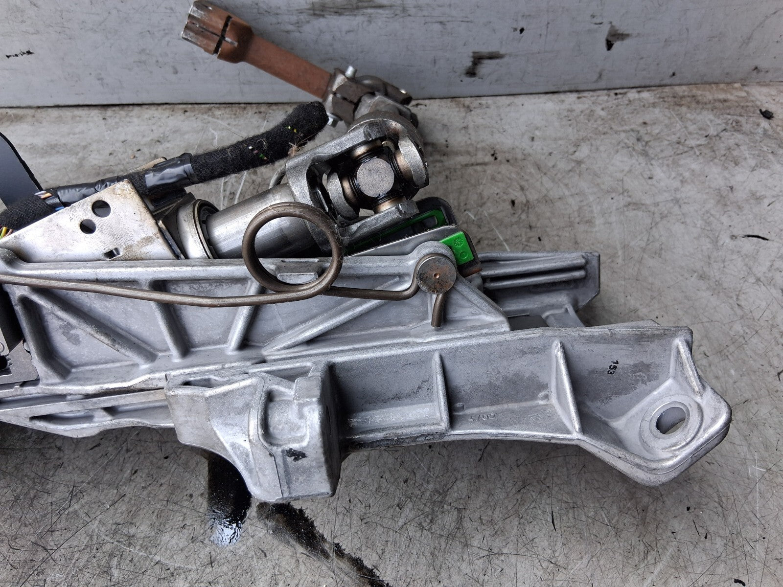 2013 FORD S MAX MK1 STEERING COLUMN & IGNITION BARREL WITH KEY 6G9N3C529