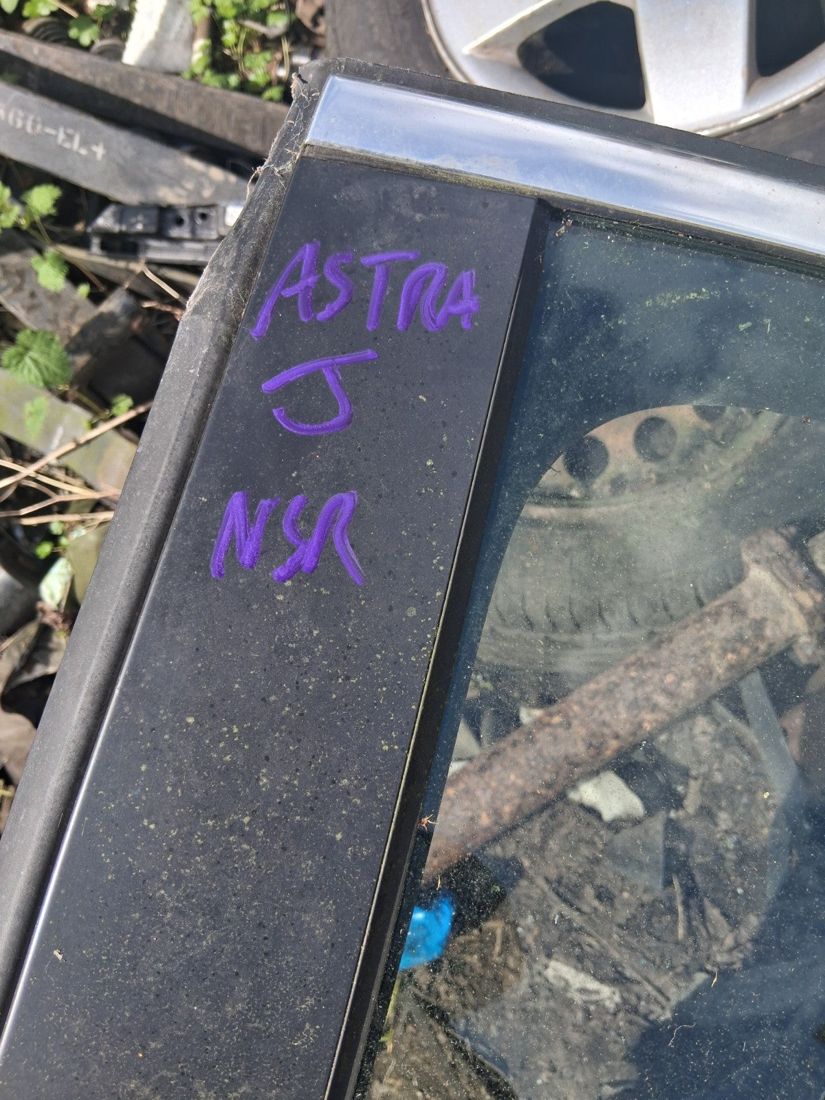2013 VAUXHALL ASTRA J HATCHBACK NSR PASSENGER SIDE REAR LEFT COMPLETE DOOR GREY