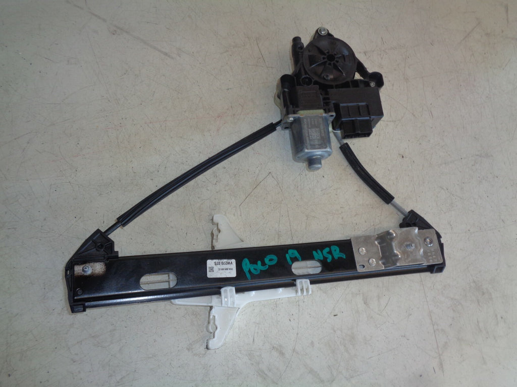 VW VOLKSWAGEN POLO MK6 2019 NS PASSENGER REAR WINDOW REGULATOR MOTOR 2G6839461C