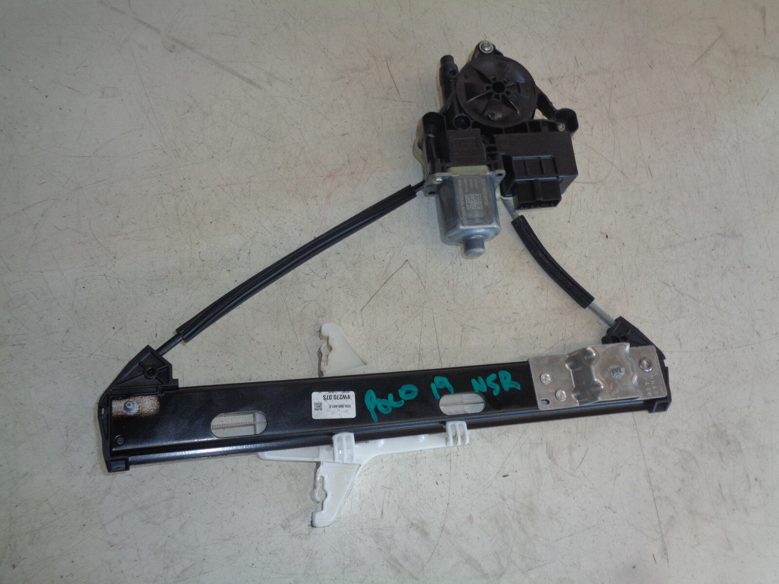 VW VOLKSWAGEN POLO MK6 2019 NS PASSENGER REAR WINDOW REGULATOR MOTOR 2G6839461C