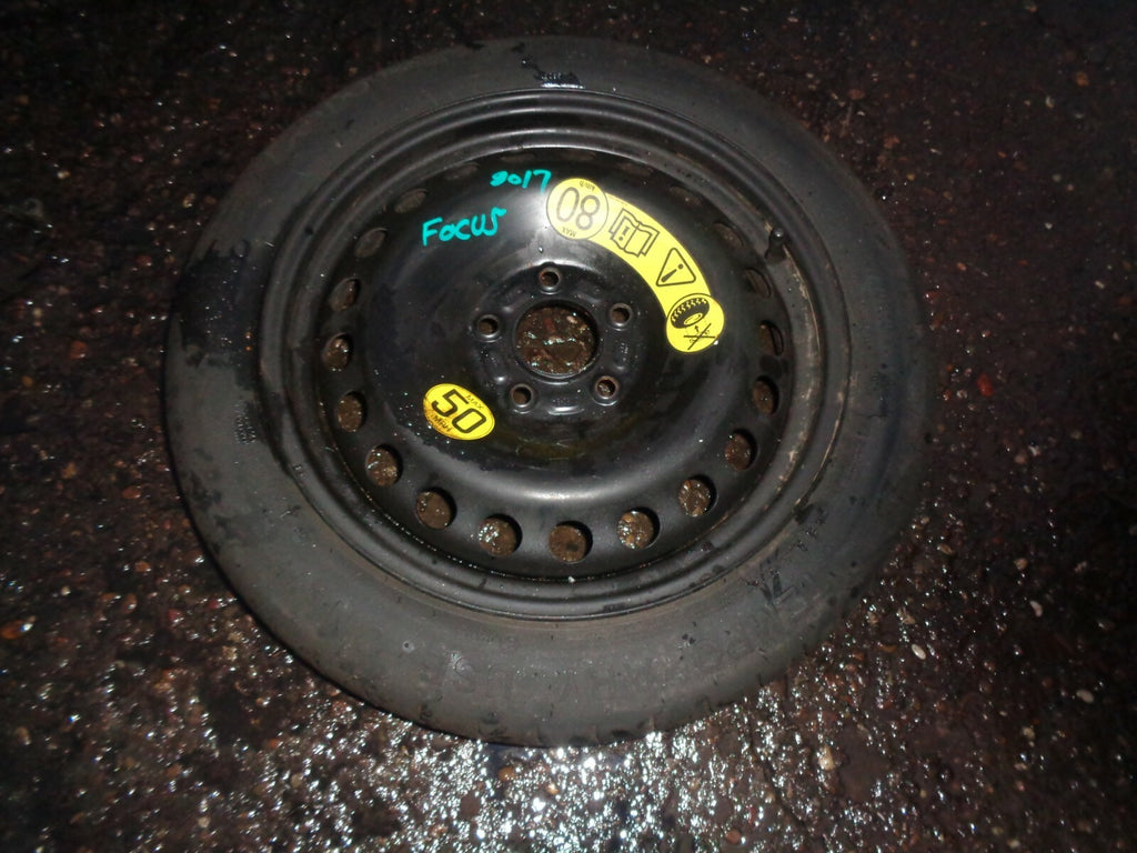 FORD FOCUS MK3 2017 16'' 5 STUDS SPARE EMERGENCY SPACE SAVER WHEEL T125/70R16