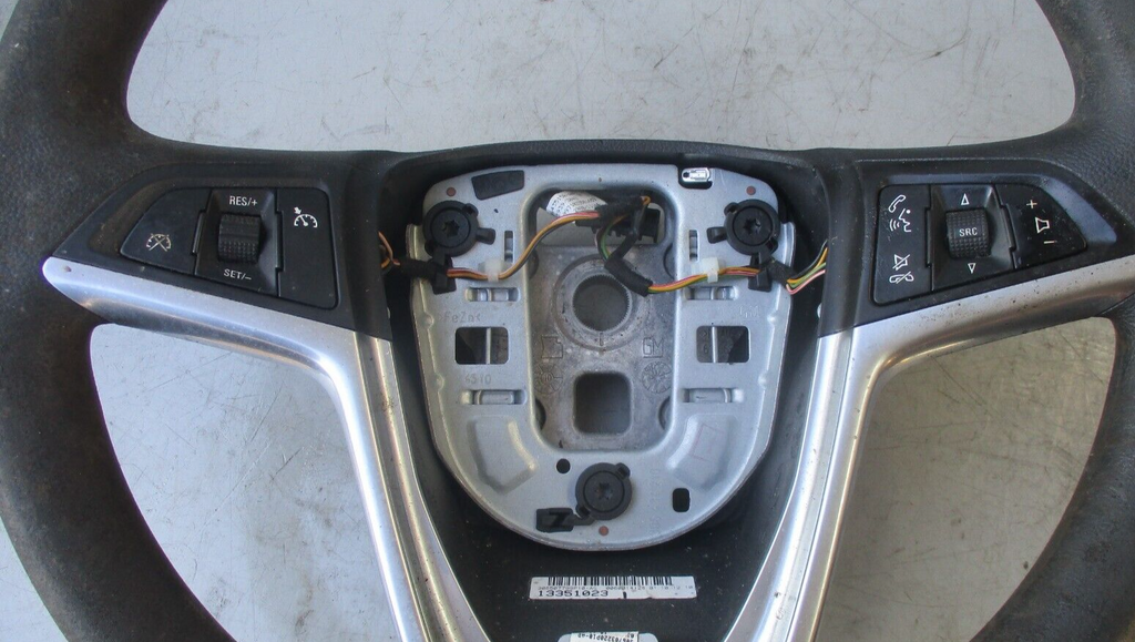 VAUXHALL MERIVA B 2013 MULTIFUNCTION STEERING WHEEL 13351023