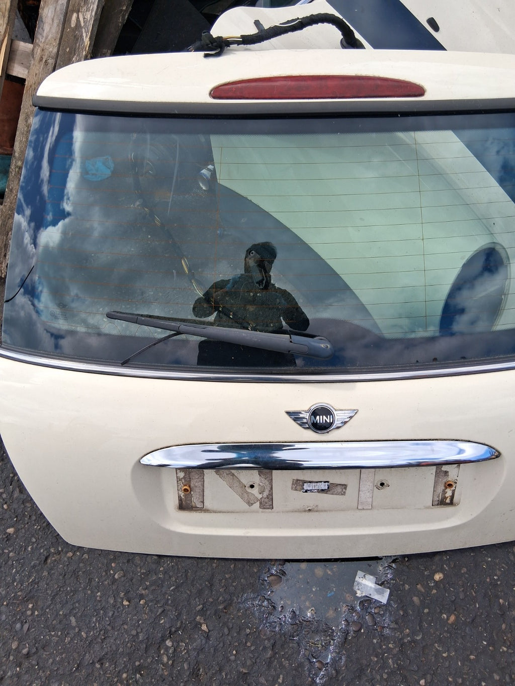 2003 BMW MINI COOPER R50 REAR COMPLETE TAILGATE BOOTLID