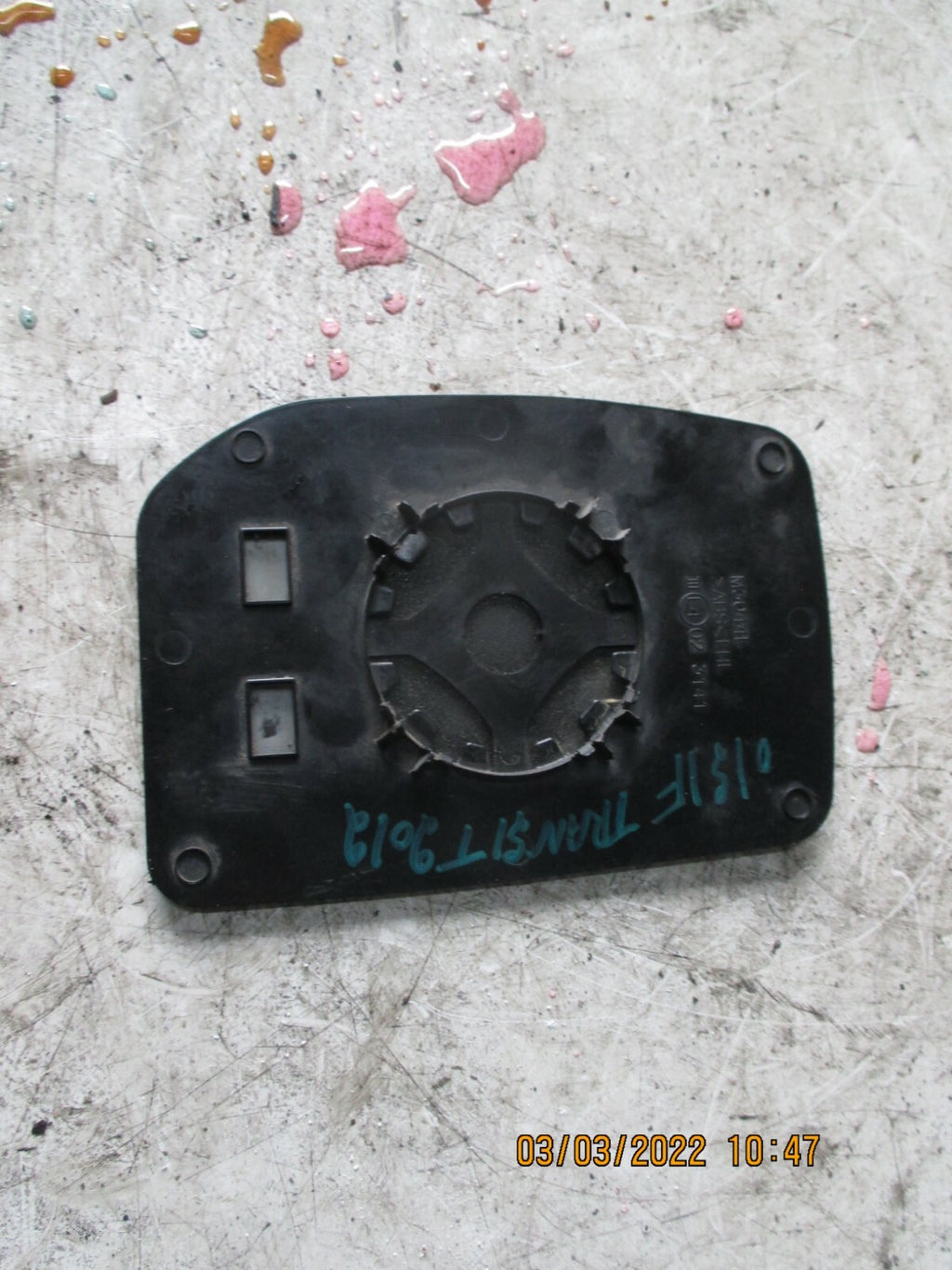 FORD TRANSIT MK7 2009 OS DRIVER SIDE WING MIRROR GLASS