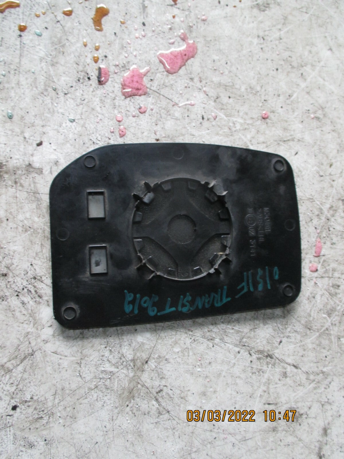 FORD TRANSIT MK7 2009 OS DRIVER SIDE WING MIRROR GLASS