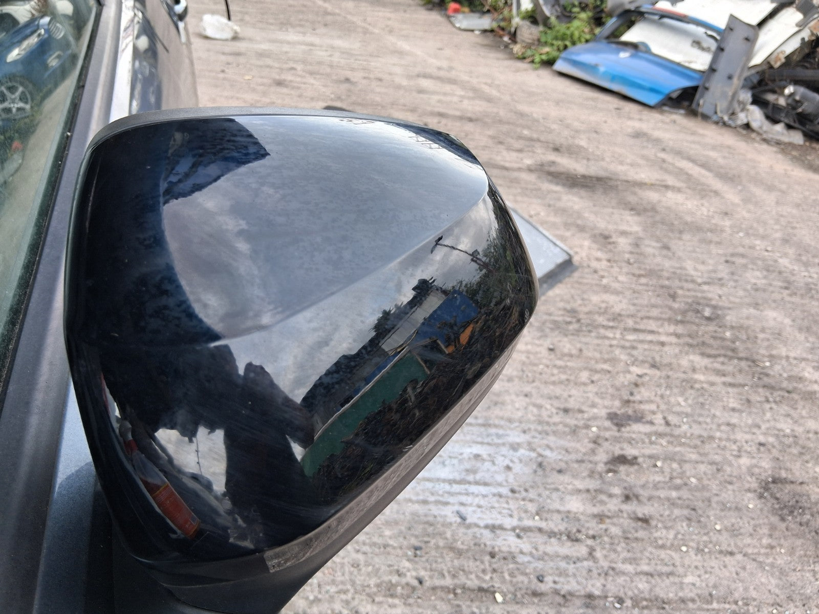 2021 AUDI Q2 MK1 FACELIFT NSF PASSENGER SIDE FRONT POWER FOLD WING MIRROR GREY