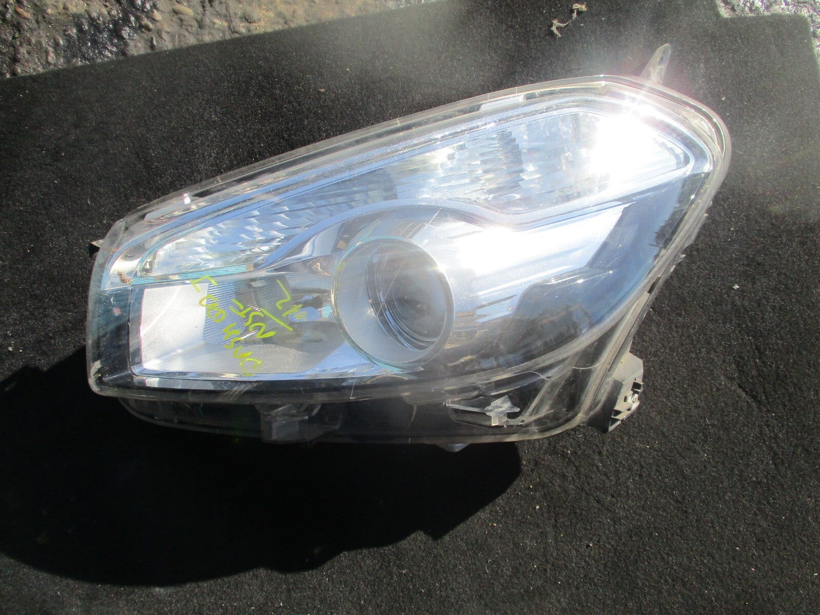 2012 NISSAN QASHQAI J10 NSF PASSENGER SIDE FRONT LEFT HEADLIGHT 26060BR63A