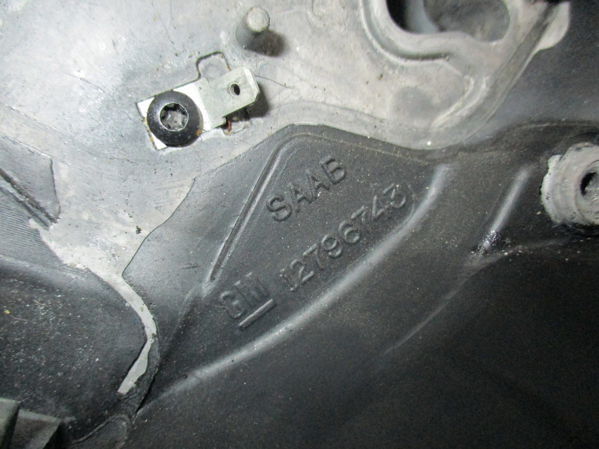 SAAB 9-3 YS3F 2003 LEATHER STEERING WHEEL 12796743