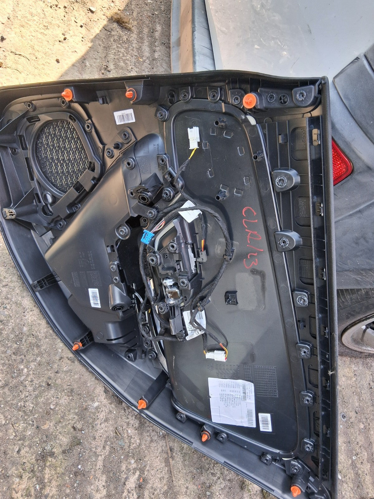 2023 MERCEDES CLA C118 NSR PASSENGER SIDE REAR LEFT DOOR CARD PANEL A1187209100