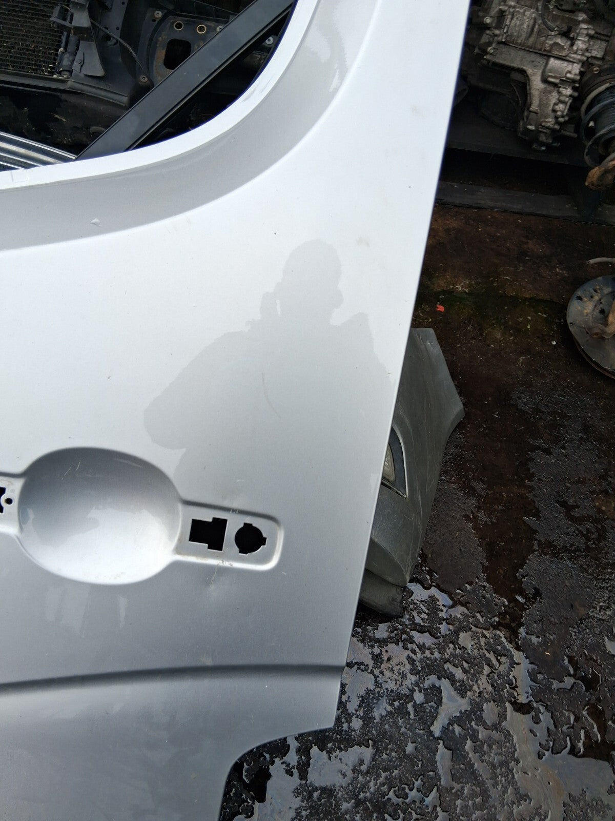 2023 RENAULT MASTER MK3 NSF PASSENGER SIDE BARE DOOR SILVER