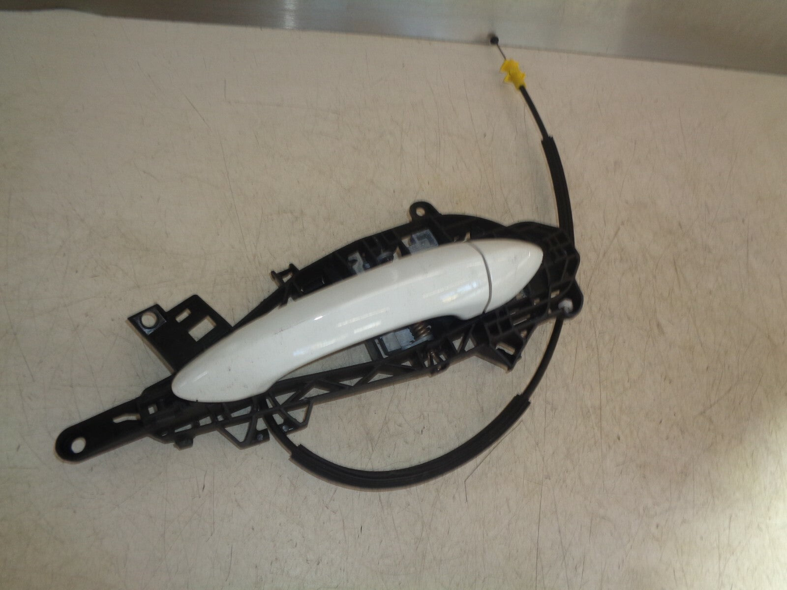 VAUXHALL ASTRA K 2018 OSR DRIVER SIDE REAR EXTERIOR DOOR HANDLE WHITE