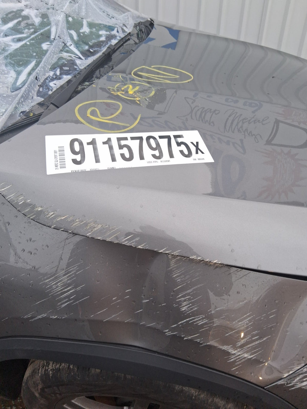 2025 MERCEDES BENZ GLA 180 FACELIFT H247 BONNET HOOD PANEL MOUNTAIN GREY 787