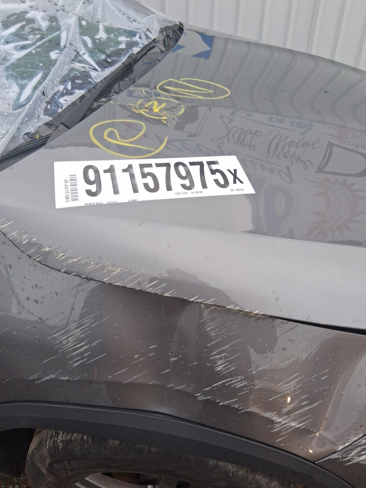 2025 MERCEDES BENZ GLA 180 FACELIFT H247 BONNET HOOD PANEL MOUNTAIN GREY 787