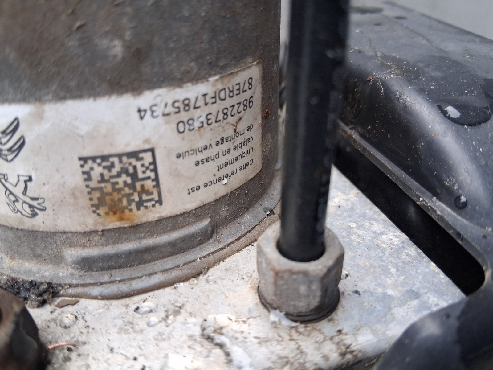 2018 CITROEN BERLINGO MK2 ABS PUMP CONTROL MODULATOR 9822873580