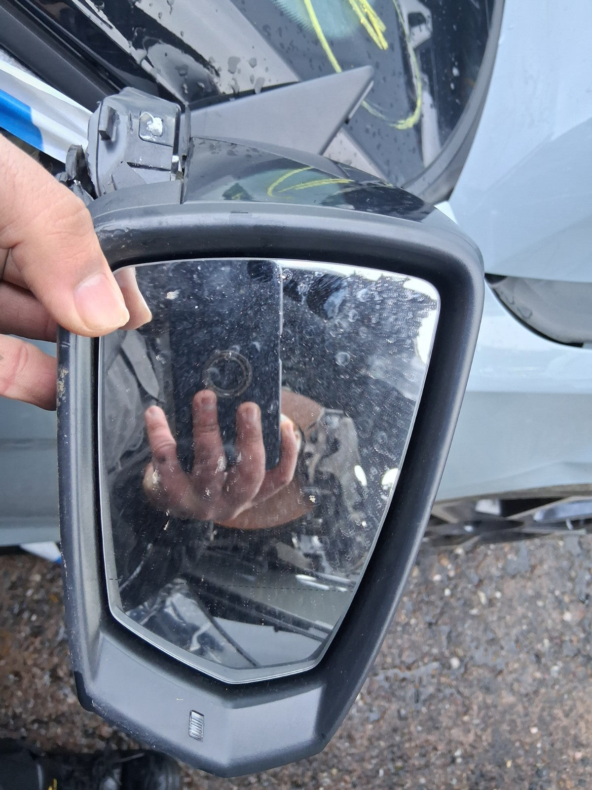 2025 AUDI A1 S LINE MK2 GB OSF DRIVER SIDE RIGHT ELECTRIC WING MIRROR BLACK