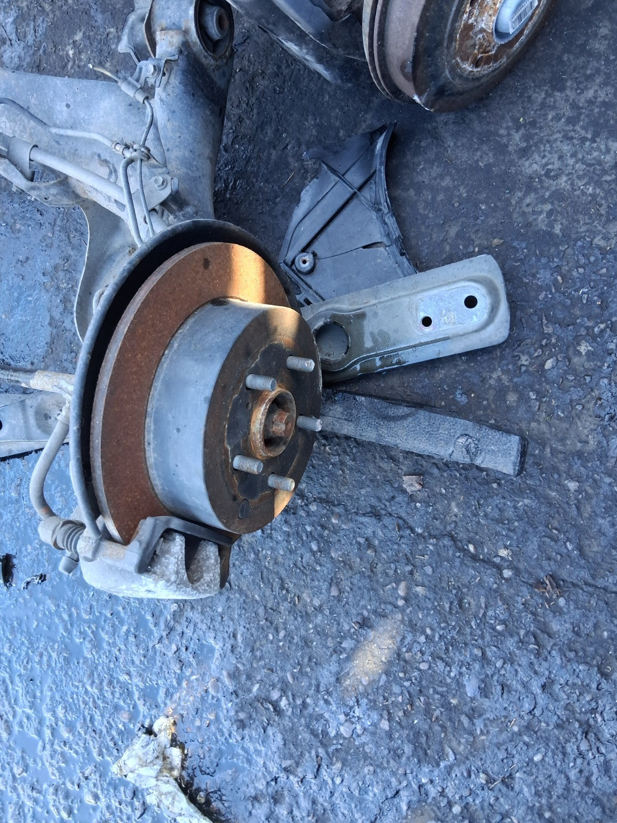 2013 TOYOTA ESTIMA MK3 HYBRID COMPLETE REAR AXLE DISC TYPE CALIPER