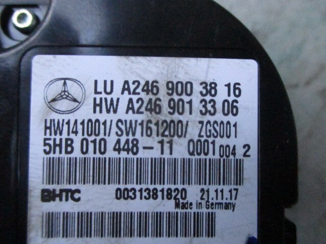 2018 MERCEDES A CLASS W176 AC HEATER CONTROL UNIT A2469003816