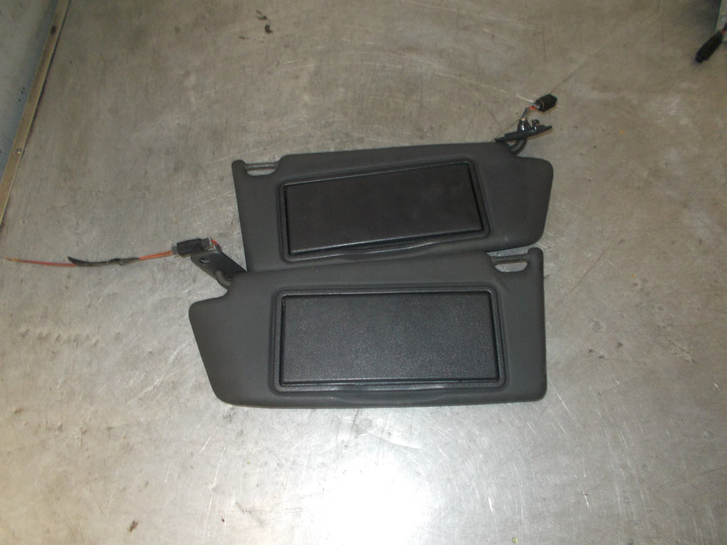 VAUXHALL ASTRA 2006 DRIVER & PASSENGER SIDE SUN VISORS BLACK 13187127