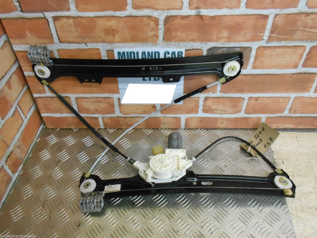 BMW 5 SERIES E61 2005 520d 2.0D NSF PASSENGER SIDE FRONT WINDOW MOTOR REGULATOR