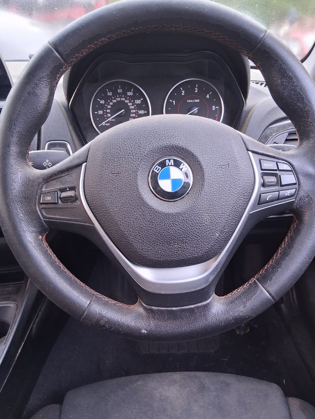 2015 BMW 1 SERIES F20 LCI MULTIFUNCTIONAL STEERING WHEEL WITHOUT AIRBAG