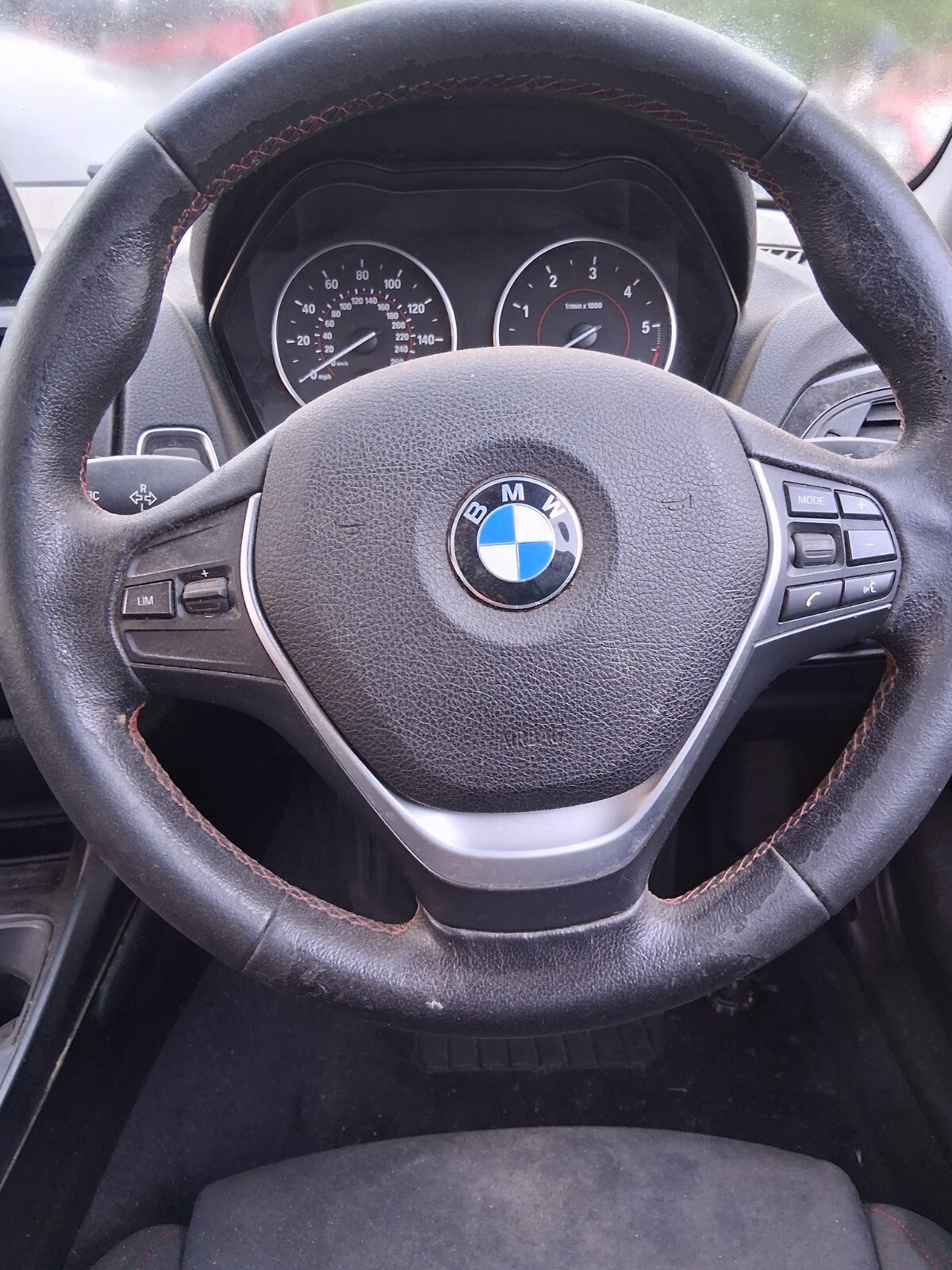 2015 BMW 1 SERIES F20 LCI MULTIFUNCTIONAL STEERING WHEEL WITHOUT AIRBAG