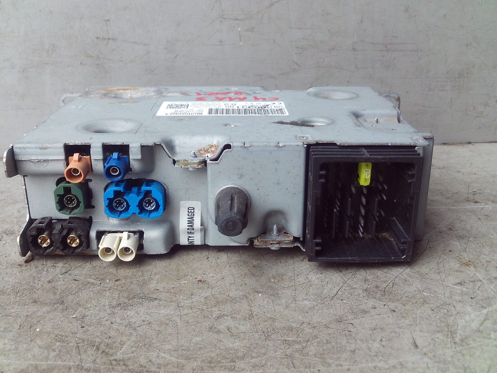 2021 CITROEN C4 MK3 RADIO CD PLAYER MULTIMEDIA HEAD UNIT 9839633180