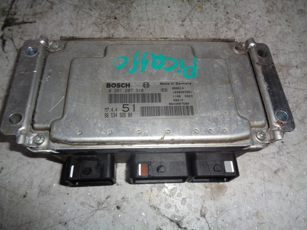 CITROEN XSARA PICASSO 2005 5 DOOR PETROL 1.6 ECU ENGINE CONTROL MODULE 965349268