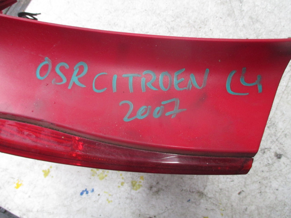 CITROEN C4 2007 OSR DRIVER SIDE REAR LIGHT 9655863980