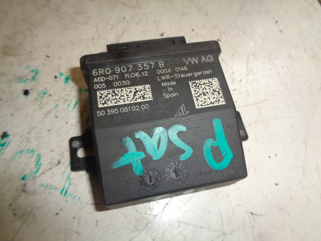 VW VOLKSWAGEN PASSAT CC 2012 HEADLIGHT CONTROL MODULE UNIT 6R0907357B