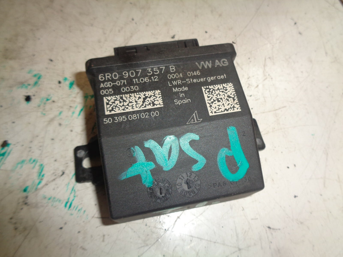 VW VOLKSWAGEN PASSAT CC 2012 HEADLIGHT CONTROL MODULE UNIT 6R0907357B