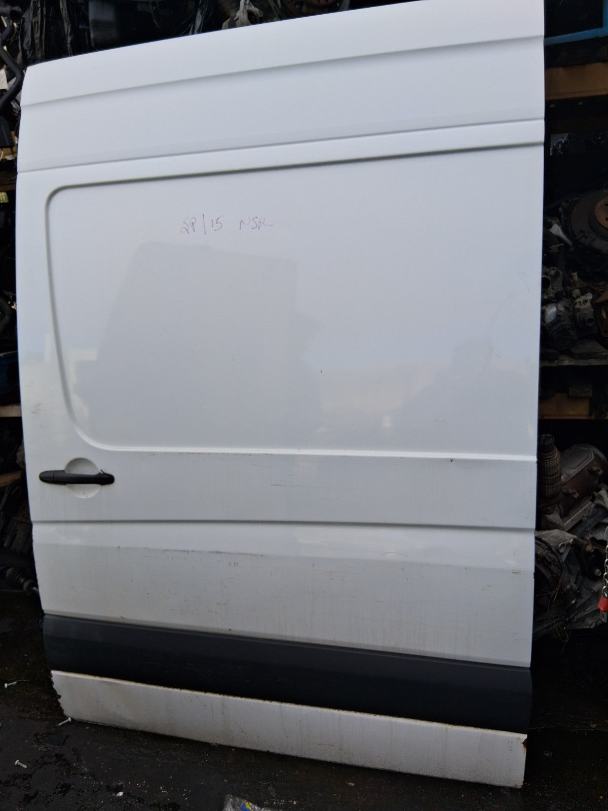 2016 MERCEDES SPRINTER W906 NS PASSENGER SIDE SLIDING DOOR COMPLETE WHITE