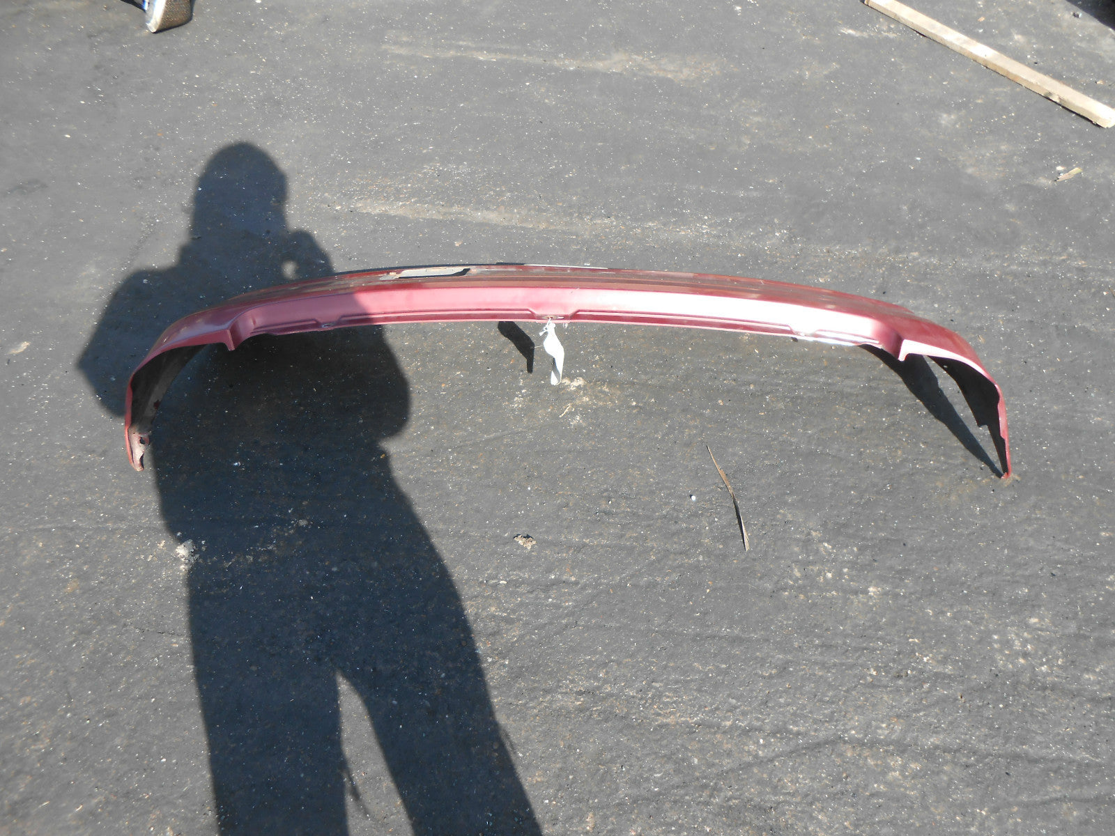 DAIHATSU CUORE MK5 1998 REAR BACK PLASTIC BUMPER BARE RED