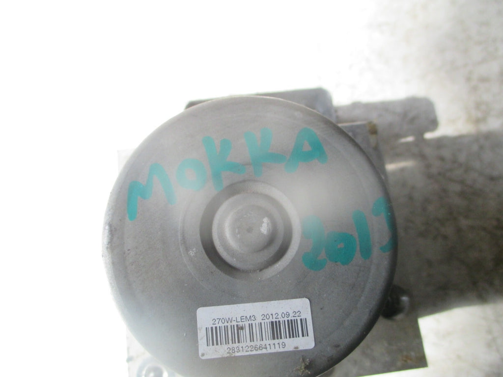 VAUXHALL MOKKA 2013 MK1 J13 ABS BRAKING PUMP 95281718