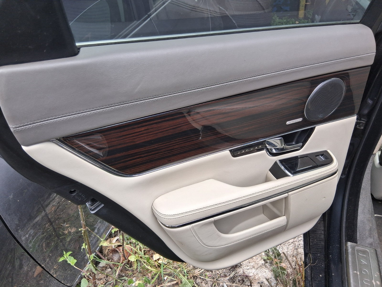 2012 JAGUAR XJ X351 NSR PASSENGER SIDE REAR LEFT DOOR CARD PANEL