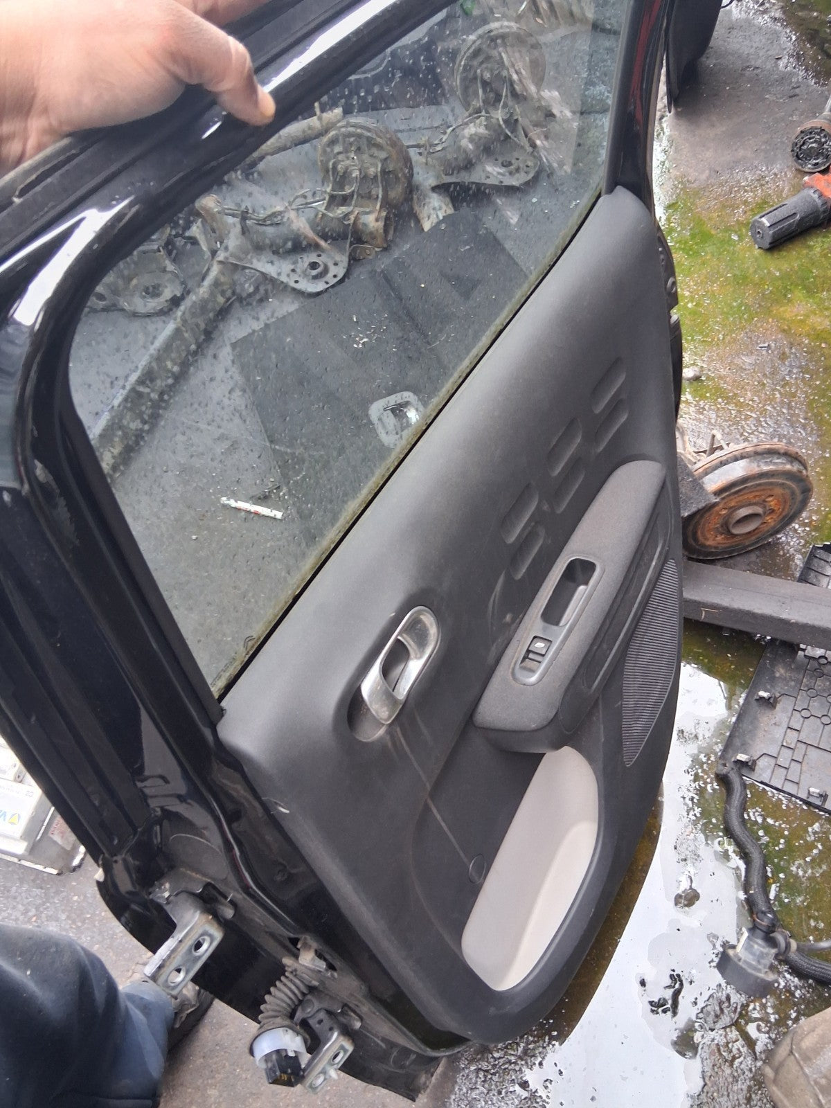 2021 CITROEN C3 MK3 OSR DRIVER SIDE FRONT RIGHT COMPLETE DOOR BLACK