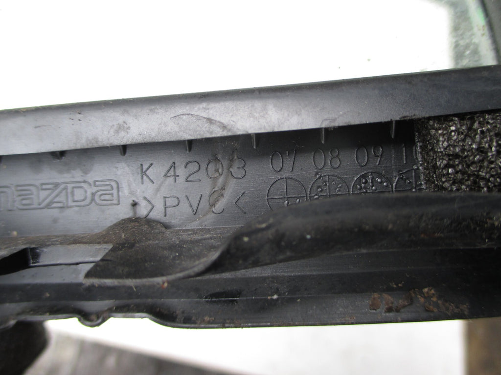 MAZDA 6 2011 NSR PASSENGER SIDE REAR QUARTER SMALL WINDOW GLASS 43R-00011