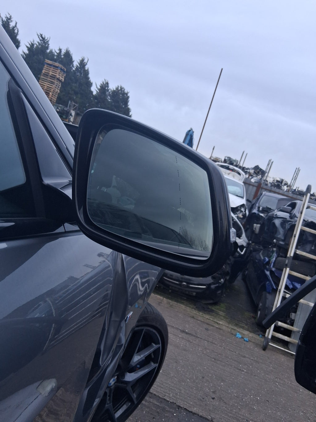 2024 BMW 2 SERIES F44 COUPE M SPORT OSF DRIVER SIDE FRONT RIGHT WING MIRROR GREY