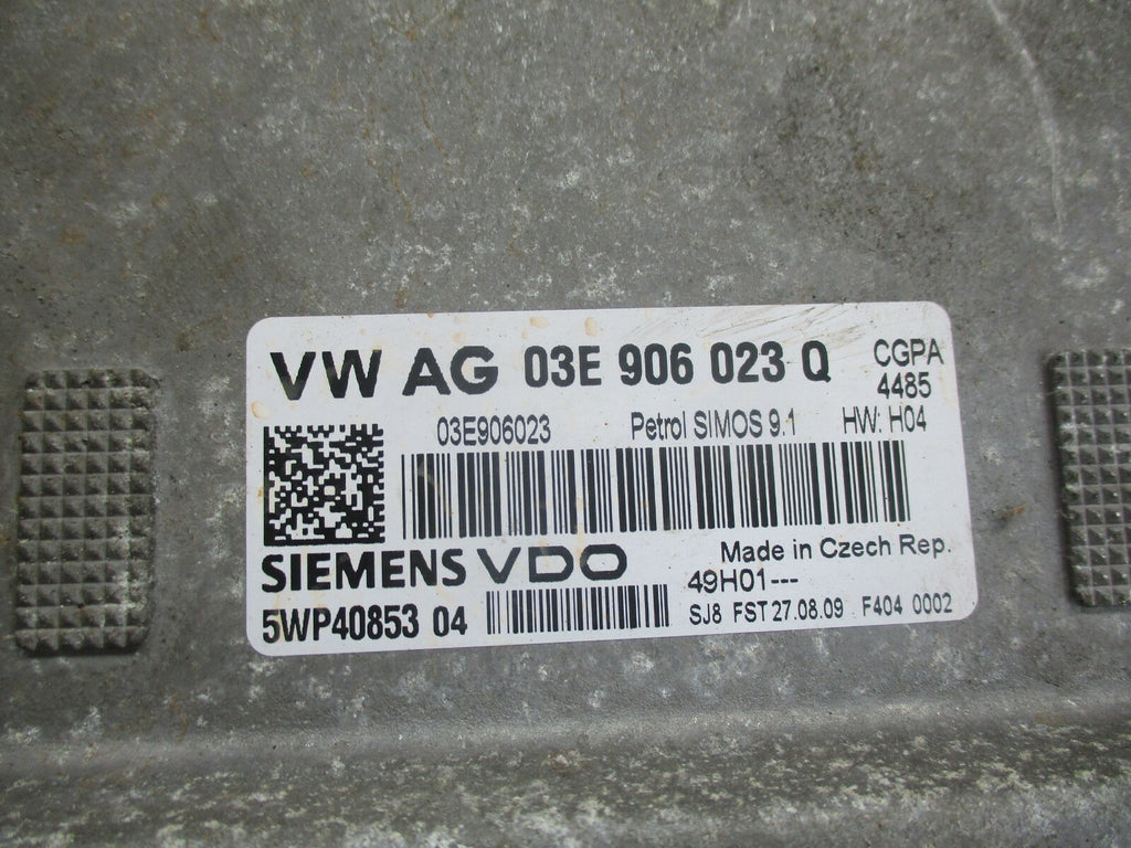 SKODA FABIA 5J 1.2 ENGINE CONTROL UNIT ECU MODULE 03E906023Q