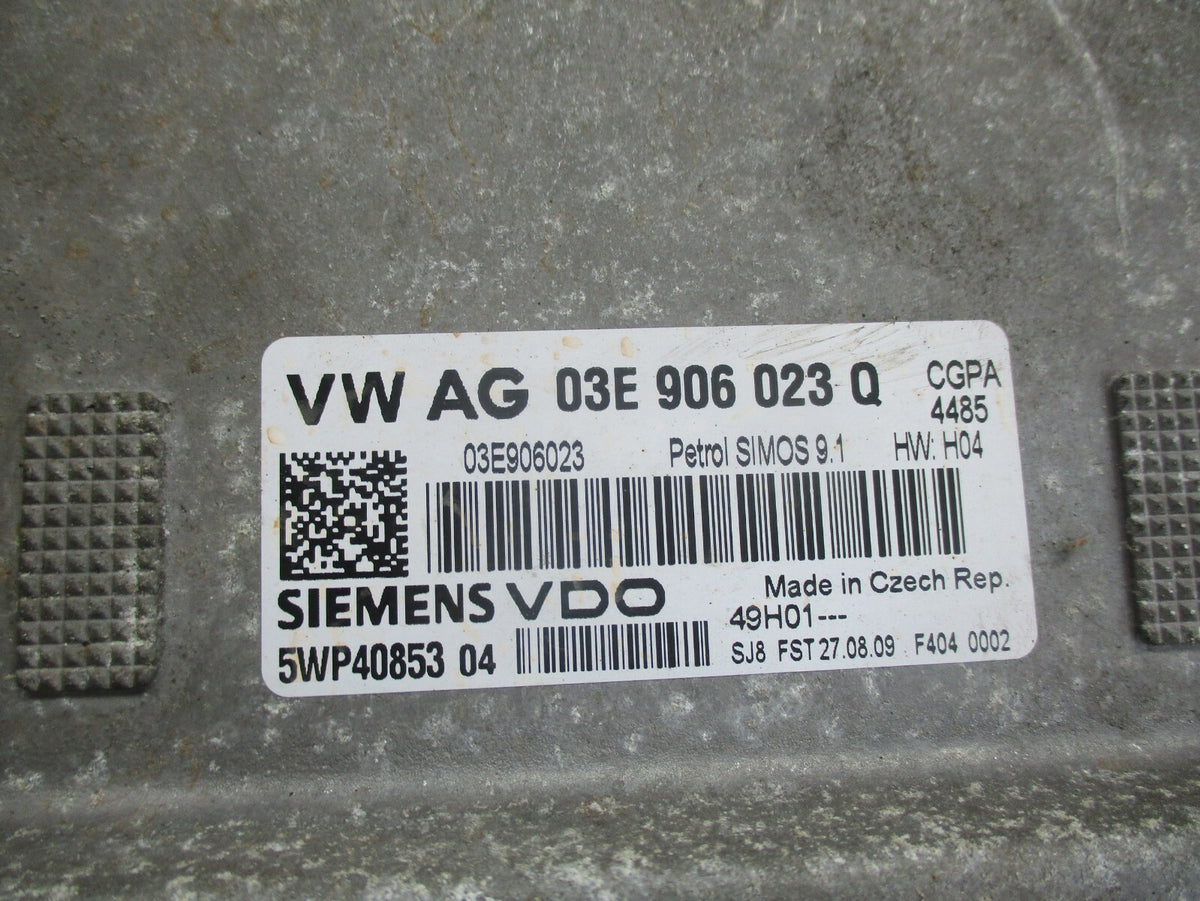 SKODA FABIA 5J 1.2 ENGINE CONTROL UNIT ECU MODULE 03E906023Q